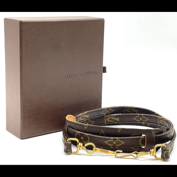 Authentic Louis Vuitton Monogram shoulder strap W/Box - Picture 3 of 7